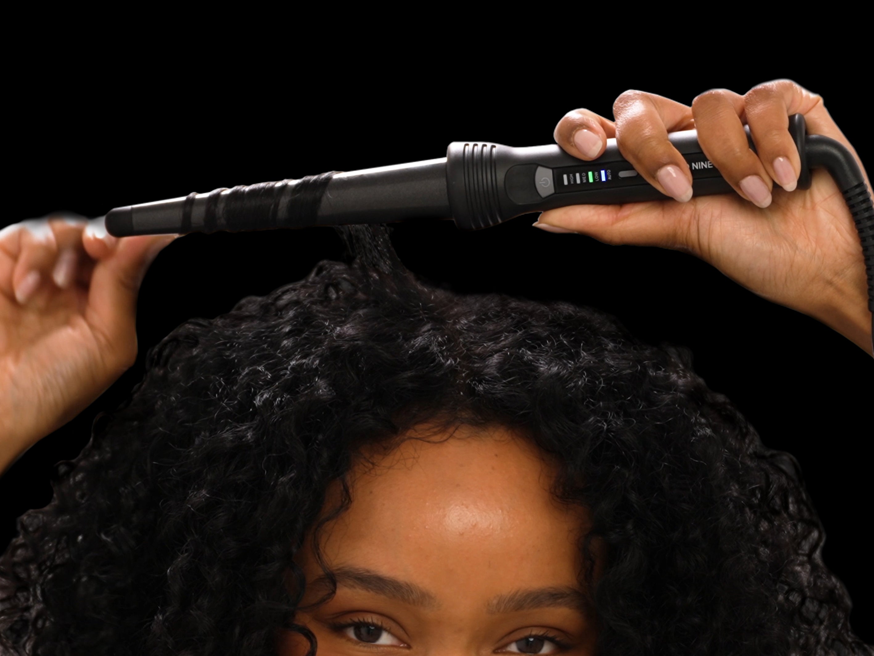 How do i use a curling wand sale