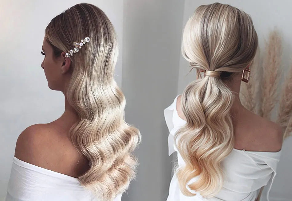 Simple Bridal Hair | Wedding Hairstyles | CLOUD NINE – Cloud Nine