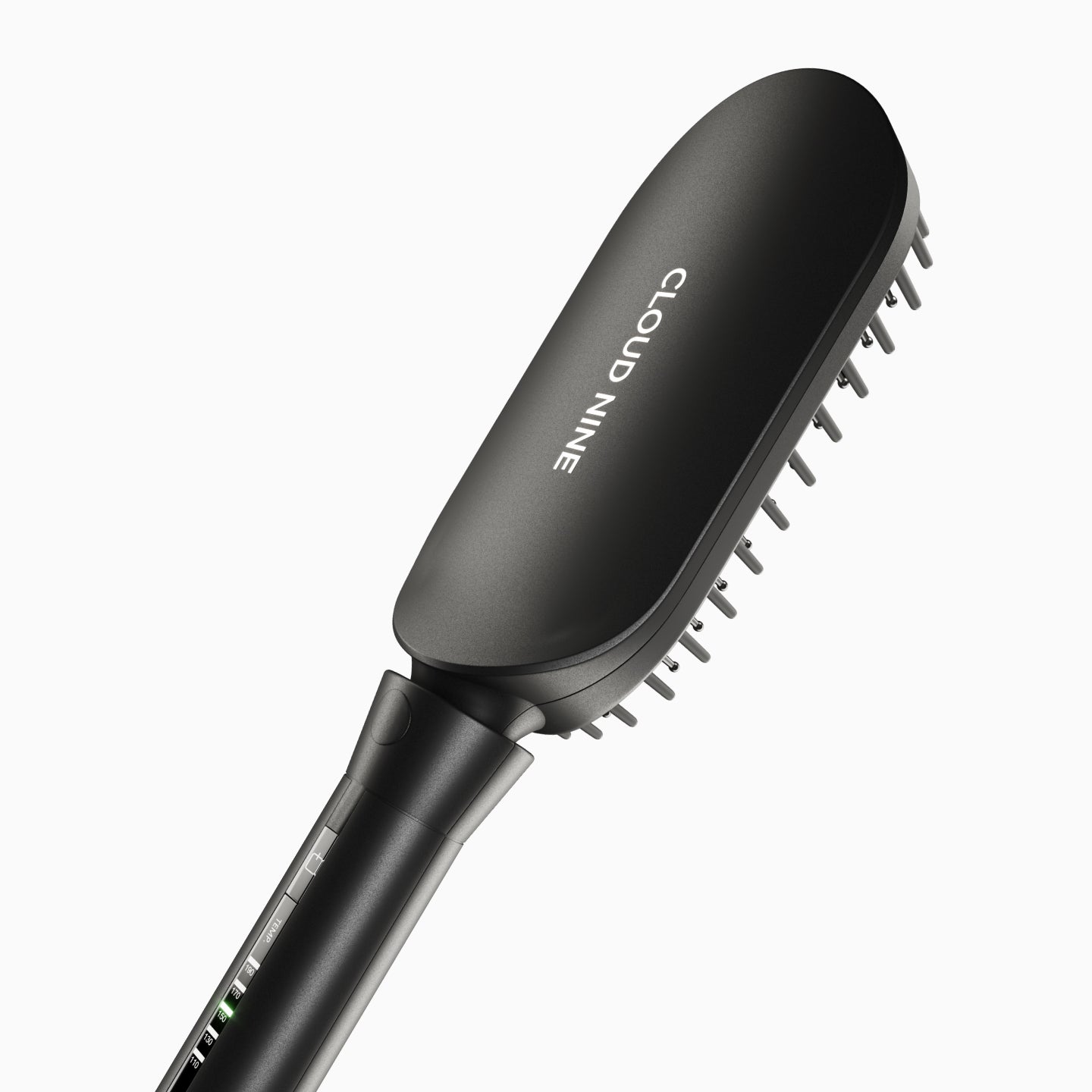 Heated hair straightening brush best sale