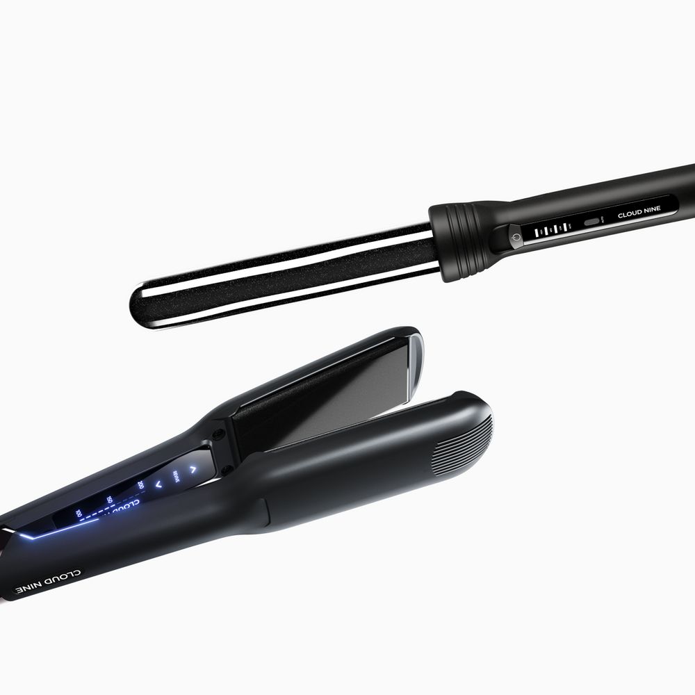 The Wide Iron & The Curling Wand Styling Set