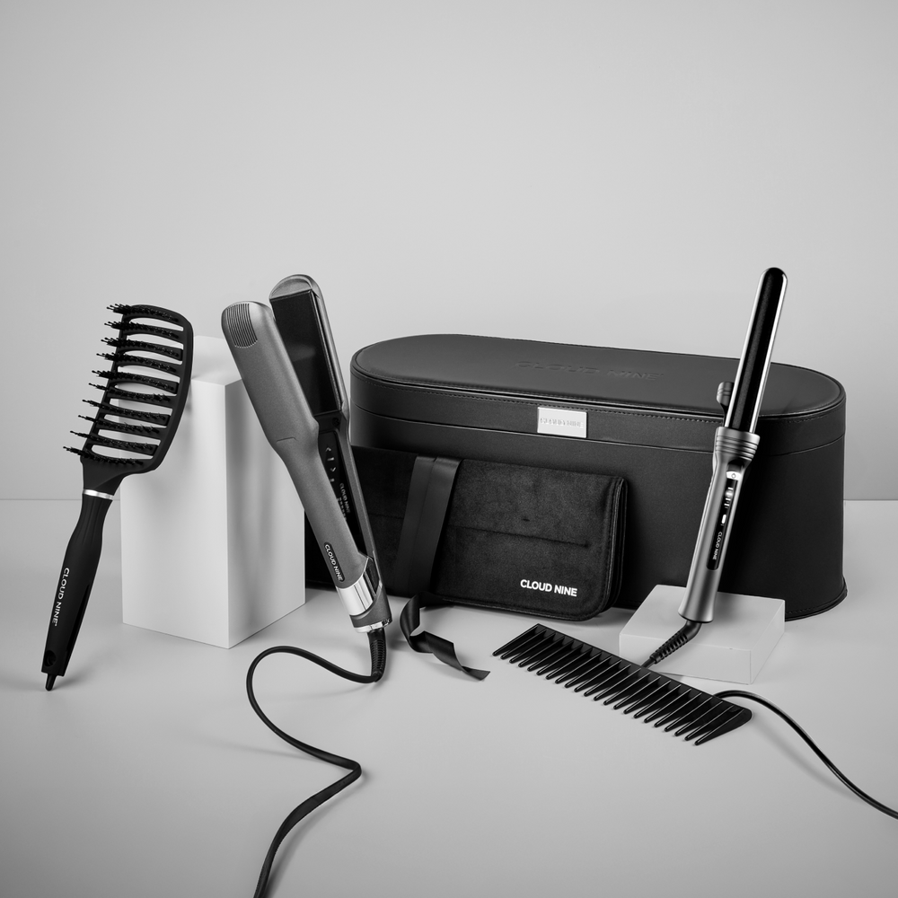 The Luxury Starlight Collection Wide Iron & Curling Styling Set